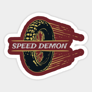 Speed Demon Sticker